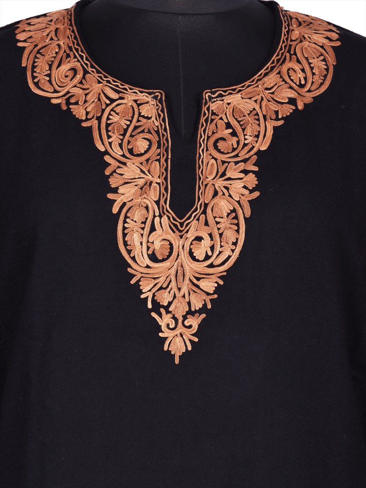 Raaz-e-Mah: raizkaar black Aari Embriodery pheran - Shopping in Kashmir