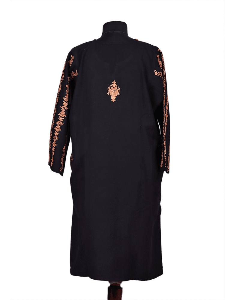 Raaz-e-Mah: raizkaar black Aari Embriodery pheran - Shopping in Kashmir