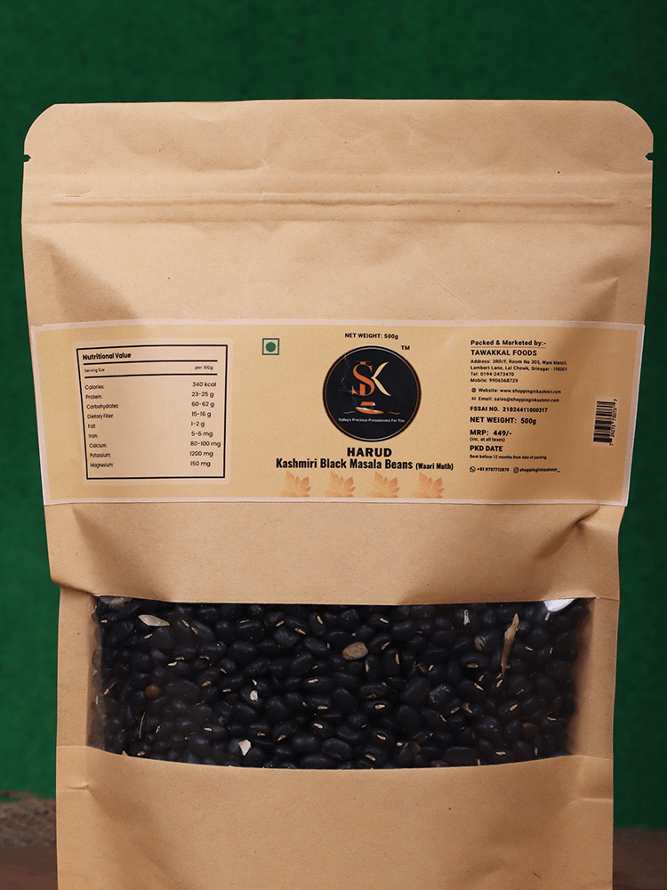 Harud Kashmiri Black Masala Beans (Wari Muth) - Shopping in Kashmir