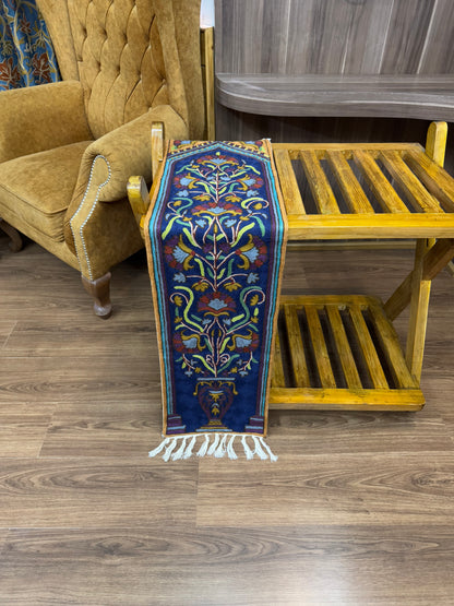 Flower Pot Design Handmade Chainstitch Wall Hanging - Shopping in Kashmir