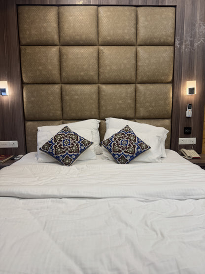 Poshdaar Design Handmade Chainstitch Cushion Cover (Set of Two) - Shopping in Kashmir