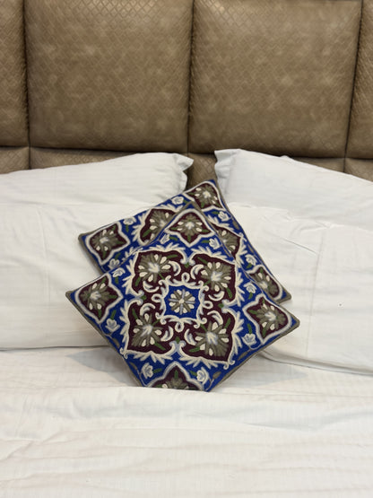 Poshdaar Design Handmade Chainstitch Cushion Cover (Set of Two) - Shopping in Kashmir