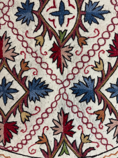 Chinar Design Round Woolen Namda - Shopping in Kashmir